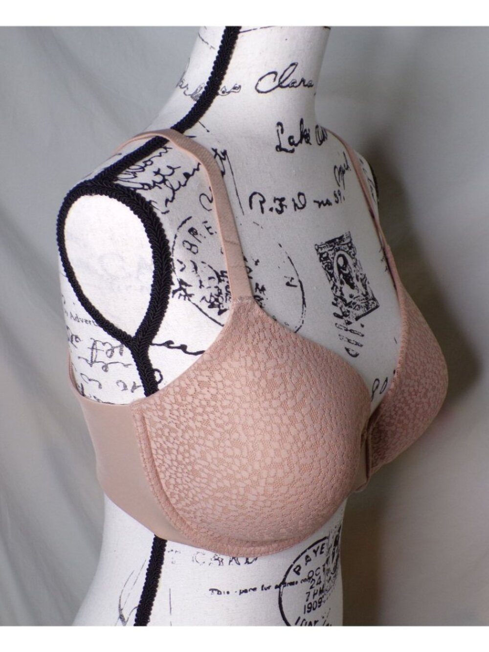 🆕NATORI Comfort Evolution Convertible Underwire Bra 38DD Buff Beige #731337 - Picture 7 of 10